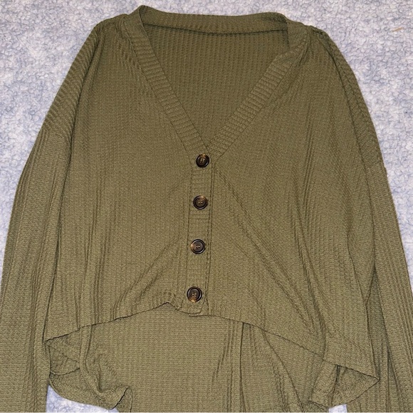 Forever 21 Oversized Waffle Cardigan Size M - Picture 6 of 6